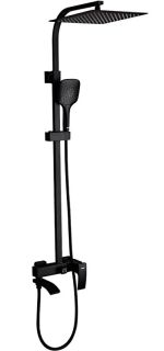 Душевая стойка ALMAes Turia SDI-1808 чёрный матовый